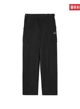 SKECHERS斯凯奇2025春季女宽松直筒运动休闲梭织裤L124W029/0018