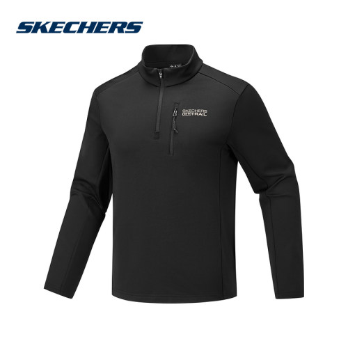 SKECHERS斯凯奇运动2026春男长袖衫 P126M048-0018