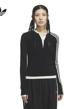 adidas阿迪达斯官方运动2026春女针织衫 KS5333