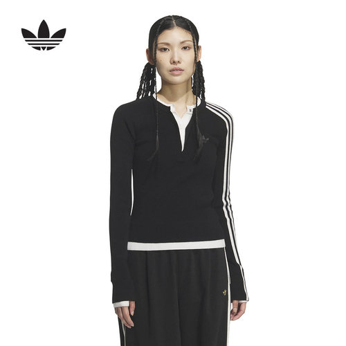 adidas阿迪达斯官方运动2026春女针织衫 KS5333