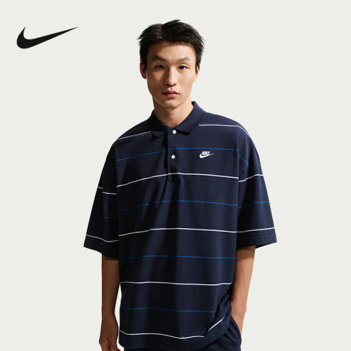 耐克NIKE夏季短袖POLO衫翻领T恤男子运动休闲短袖IF0737-451