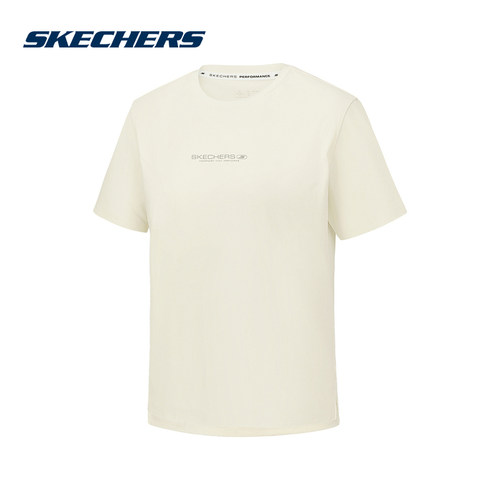 Skechers斯凯奇2026夏女士圆领上衣运动休闲时尚短袖T袖 P226W290