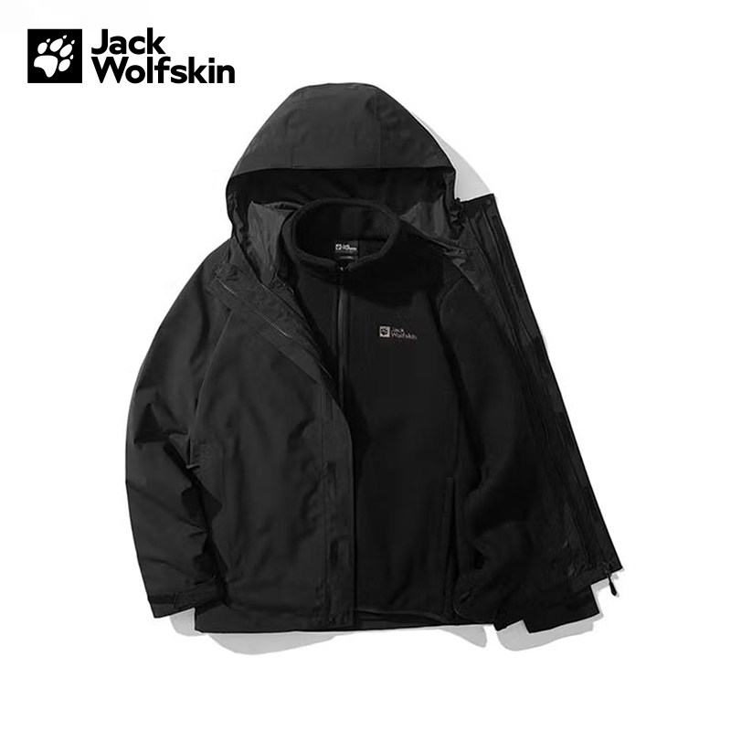 JACKWOLFSKIN狼爪运动户外2025F/W男三合一夹克 5122271-6000