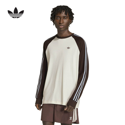 adidas阿迪达斯官方运动2026春男长袖T恤 HZ3829