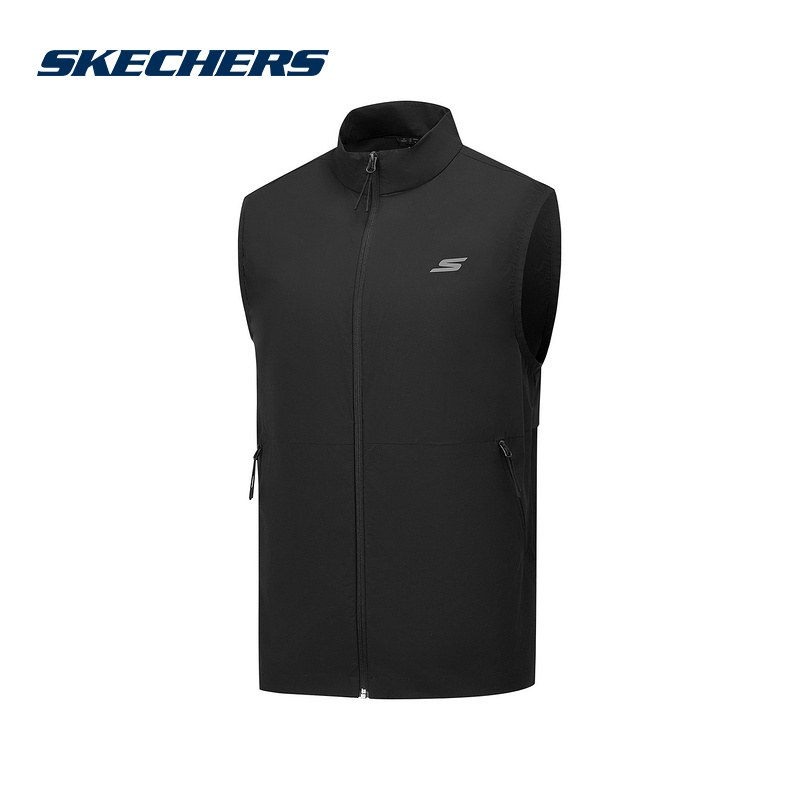 斯凯奇运动2025秋男无袖T恤 P325M030-0018