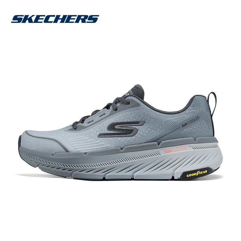 斯凯奇运动2025夏男休闲鞋 220530-GRY