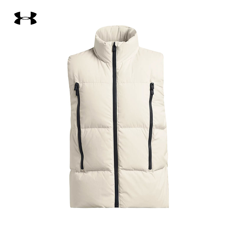 UNDERARMOUR安德玛官方运动2025F/W男羽绒马甲 1384642-110