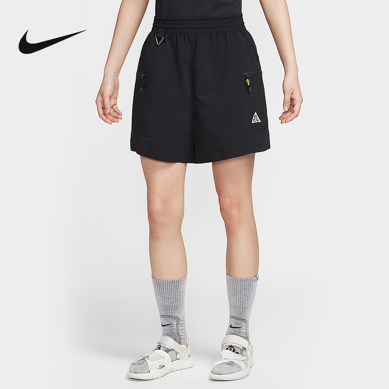 Nike耐克官方运动2025秋女梭织短裤 HV6388-010