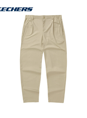 SKECHERS斯凯奇夏季男子休闲舒适运动速干针织长裤 L224M012/0