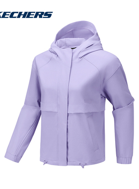 斯凯奇运动2025秋女梭织外套 P325W013-010Y