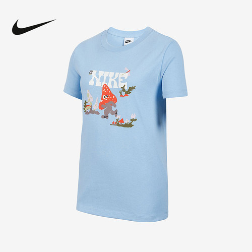Nike耐克官方运动2025夏童短袖针织衫 IF0601-469