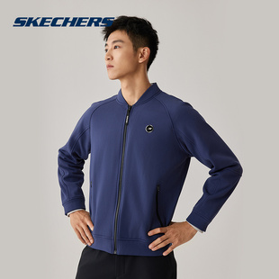 SKECHERS斯凯奇运动2025冬男针织外套 02MZ P425M074
