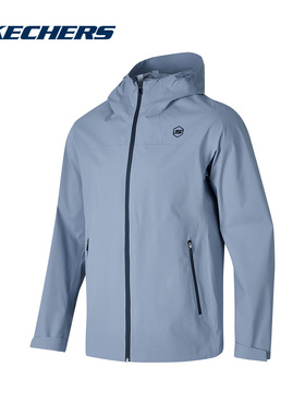 斯凯奇运动2025秋男梭织外套 P324M013-011T