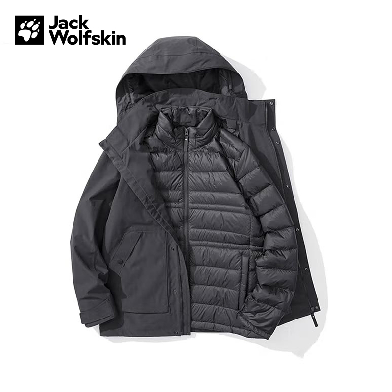 JACKWOLFSKIN狼爪运动户外2025F/W男三合一夹克 5122091-6350