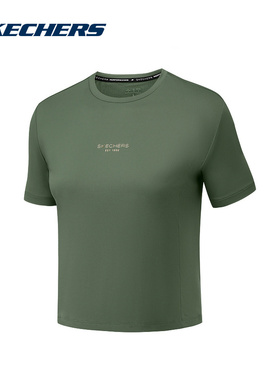 斯凯奇运动2025夏女短袖衫 P225W184-031F