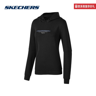 斯凯奇运动2025春女连帽卫衣 0018 P423W135
