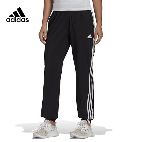 adidas阿迪达斯运动裤女装2025夏季新款休闲健身束脚长裤H59081