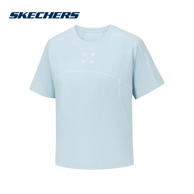 SKECHERS斯凯奇2026夏女短袖衫 P226W050-022G