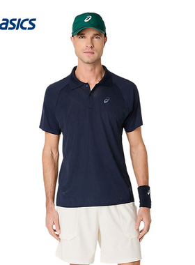 ASICS亚瑟士运动2025F/W男短袖POLO 2041A365-400