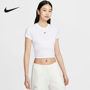 Nike耐克官方运动2025夏女短袖针织衫 HF9539-101