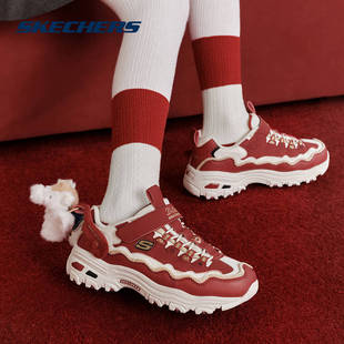 SKECHERS斯凯奇运动2026冬女童休闲鞋 319104L-RDMT