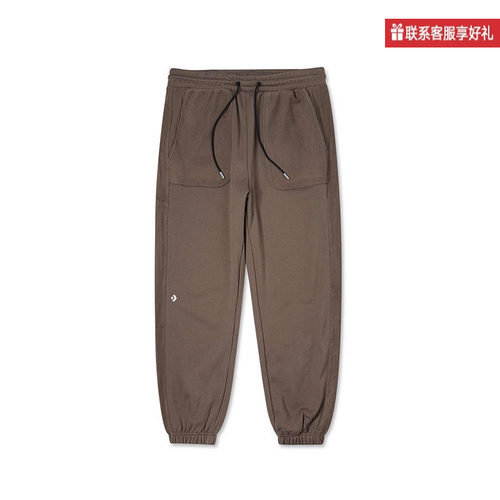 CONVERSE匡威针织裤男子秋冬季新款跑步运动裤束脚裤抓绒10023521