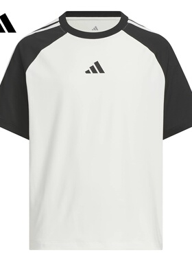 adidas阿迪达斯官方运动2026夏男大童短袖上衣 KH0210