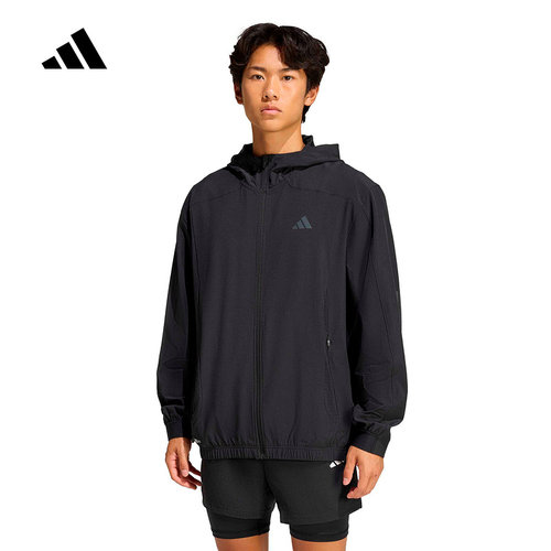 adidas阿迪达斯官方运动2026春男梭织夹克 KQ7481
