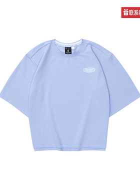 SKECHERS斯凯奇夏季女子宽松舒适休闲针织短袖T恤衫L224W015/02SJ