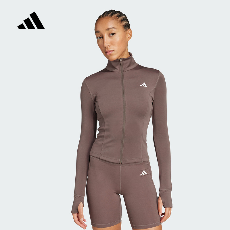 adidas阿迪达斯官方运动2025秋女针织夹克 JW2802