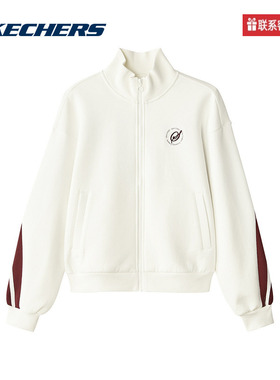 斯凯奇运动2025秋女针织外套 L324W021-0074