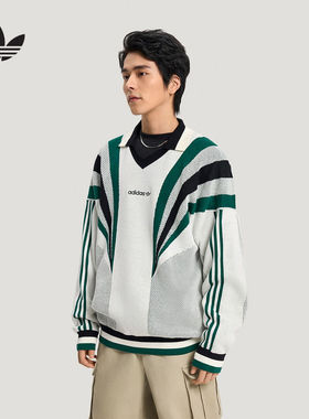 adidas阿迪达斯官方运动2026春男针织衫 KW2017
