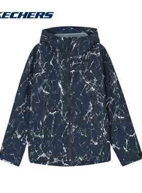 斯凯奇运动2025秋男梭织外套 L324M036-0471