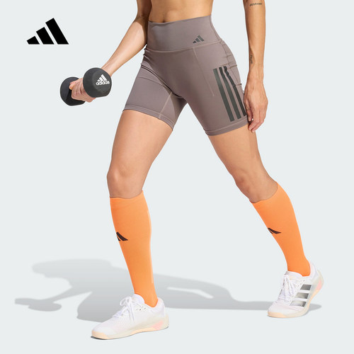 adidas阿迪达斯官方运动2026夏女紧身长裤 JZ1099