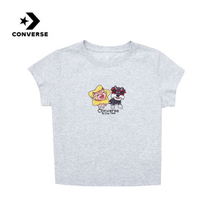 Converse WCJ771 新款 T恤 GGN 2026夏女短袖 匡威