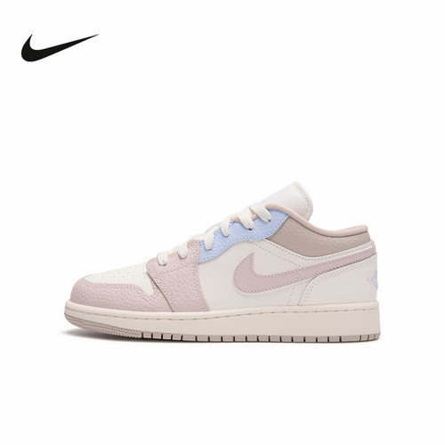 耐克女鞋大童鞋AIR JORDAN 1 LOW经典低帮休闲运动鞋 IV3219-161
