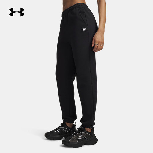 安德玛（UNDERARMOUR）|（新款）2026F/W女抓绒长裤 6013551-008
