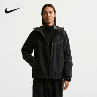 NIKE耐克男子夹克Dri-FIT夏速干梭织全长拉链开襟外套 IU7635-010