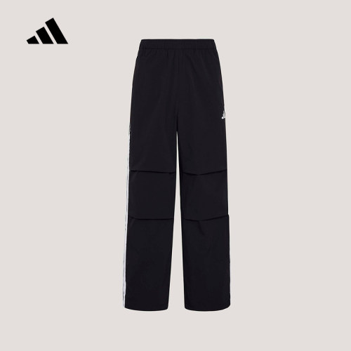 adidas阿迪达斯拒水梭织宽松直筒运动休闲伞裤26夏男长裤 KX0908