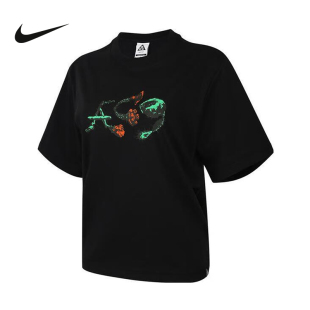 010 IB7340 Nike耐克官方运动2025秋女短袖 针织衫