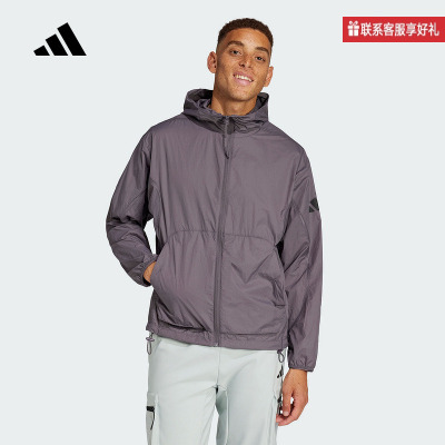 adidas阿迪达斯官方运动2025夏男梭织夹克 JF3292