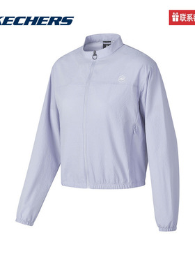 斯凯奇运动2025秋女梭织外套 P324W035-02N4