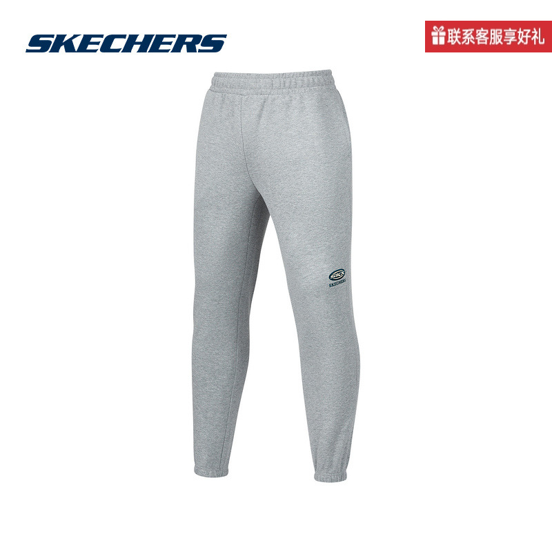 斯凯奇运动2025春男针织长裤 P423M042-00RP