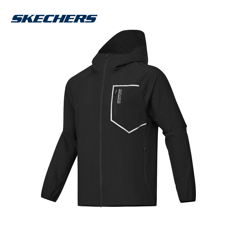 斯凯奇运动2025夏男梭织外套 P225M065-0018