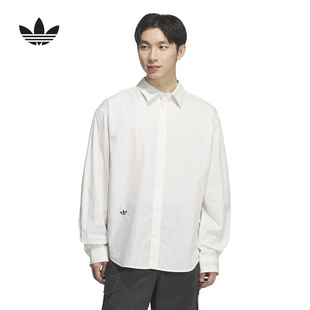 adidas阿迪达斯官方运动2026春中性长袖衬衫 KS5309