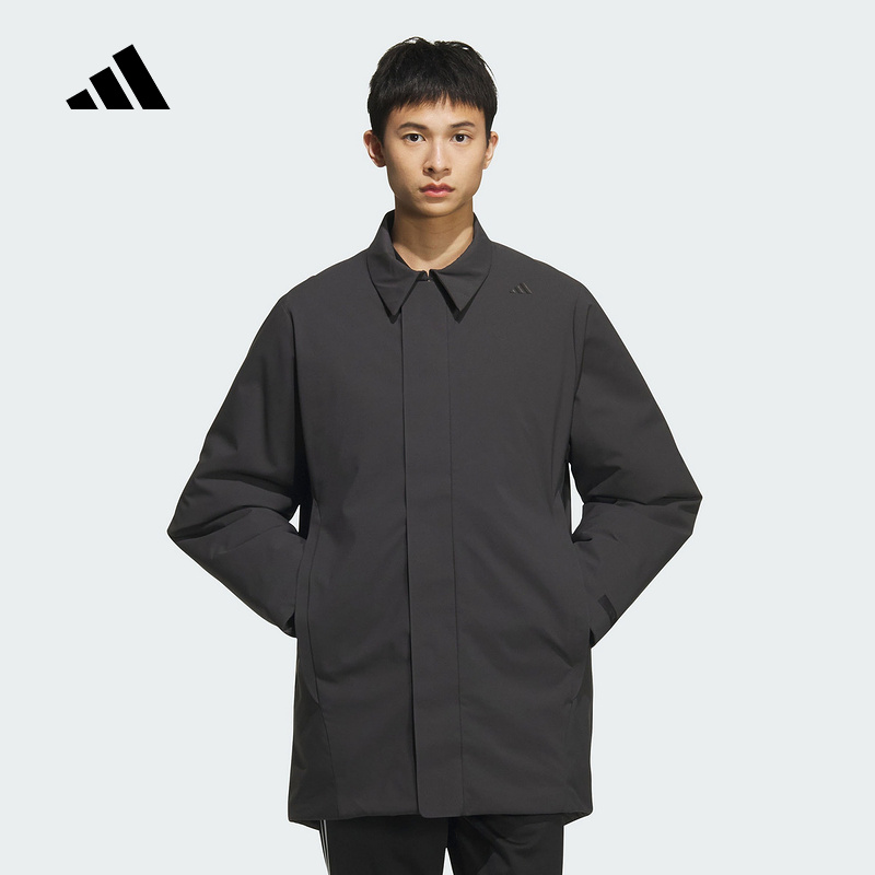 adidas阿迪达斯官方运动2025秋男中长棉服 KC2518