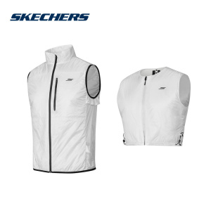 斯凯奇运动2025秋男梭织马甲 0019 P324M051