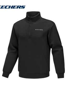 斯凯奇运动2025春男卫衣 P125M020-0018