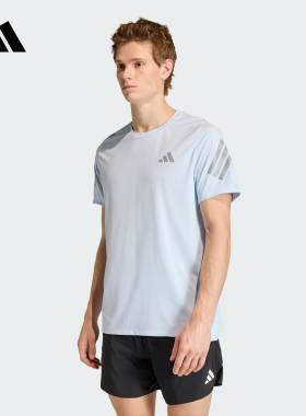 adidas阿迪达斯棉质运动休闲圆领上衣2026夏男针织短袖T恤 JZ7699