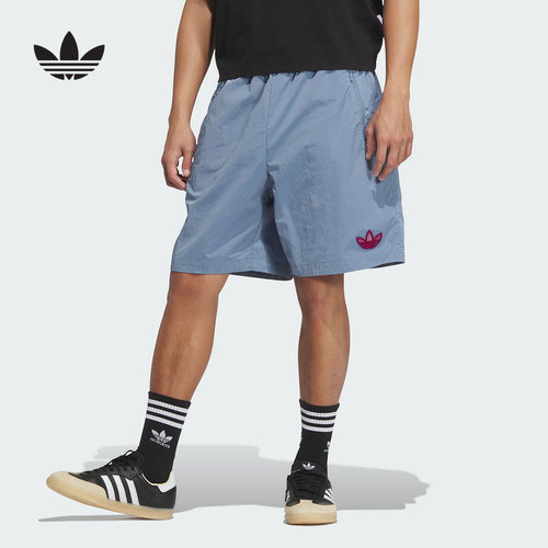 adidas阿迪达斯官方运动2025夏男梭织短裤 KE5796